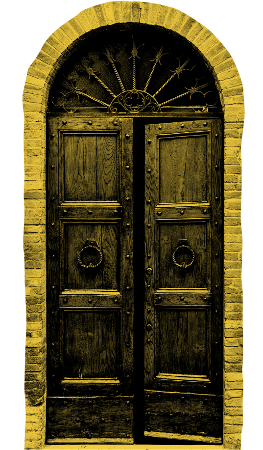 Porte Salle 1792 ouverte